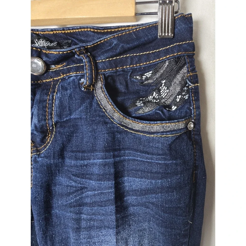 Southpole Jeans Juniors Size 3 Low Rise Stretch Denim (29x32) - Picture 3 of 6